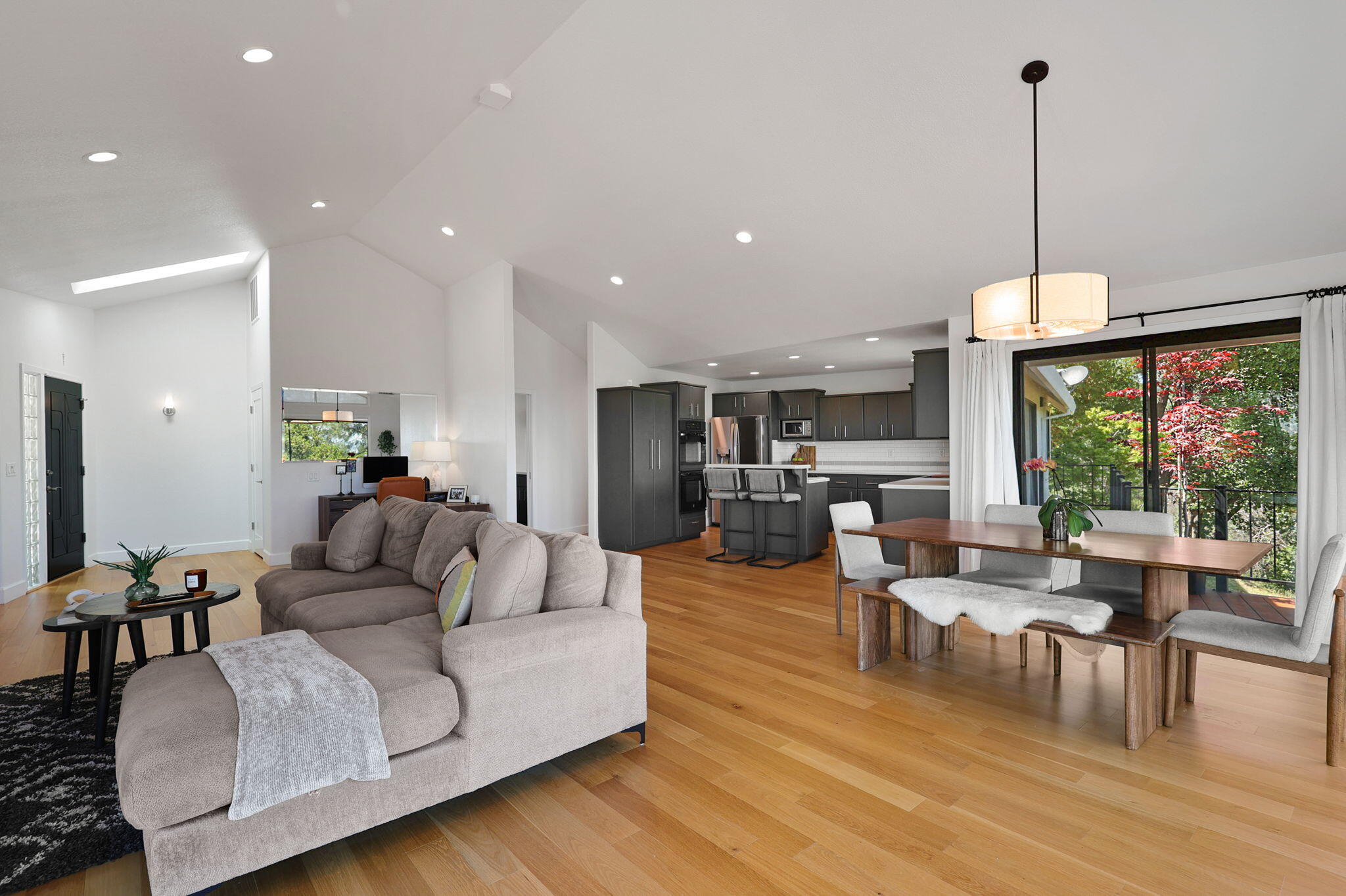 8454 Crown Way Redding, CA 96001 - Photo 5 of 44 a living room with furniture and a large window