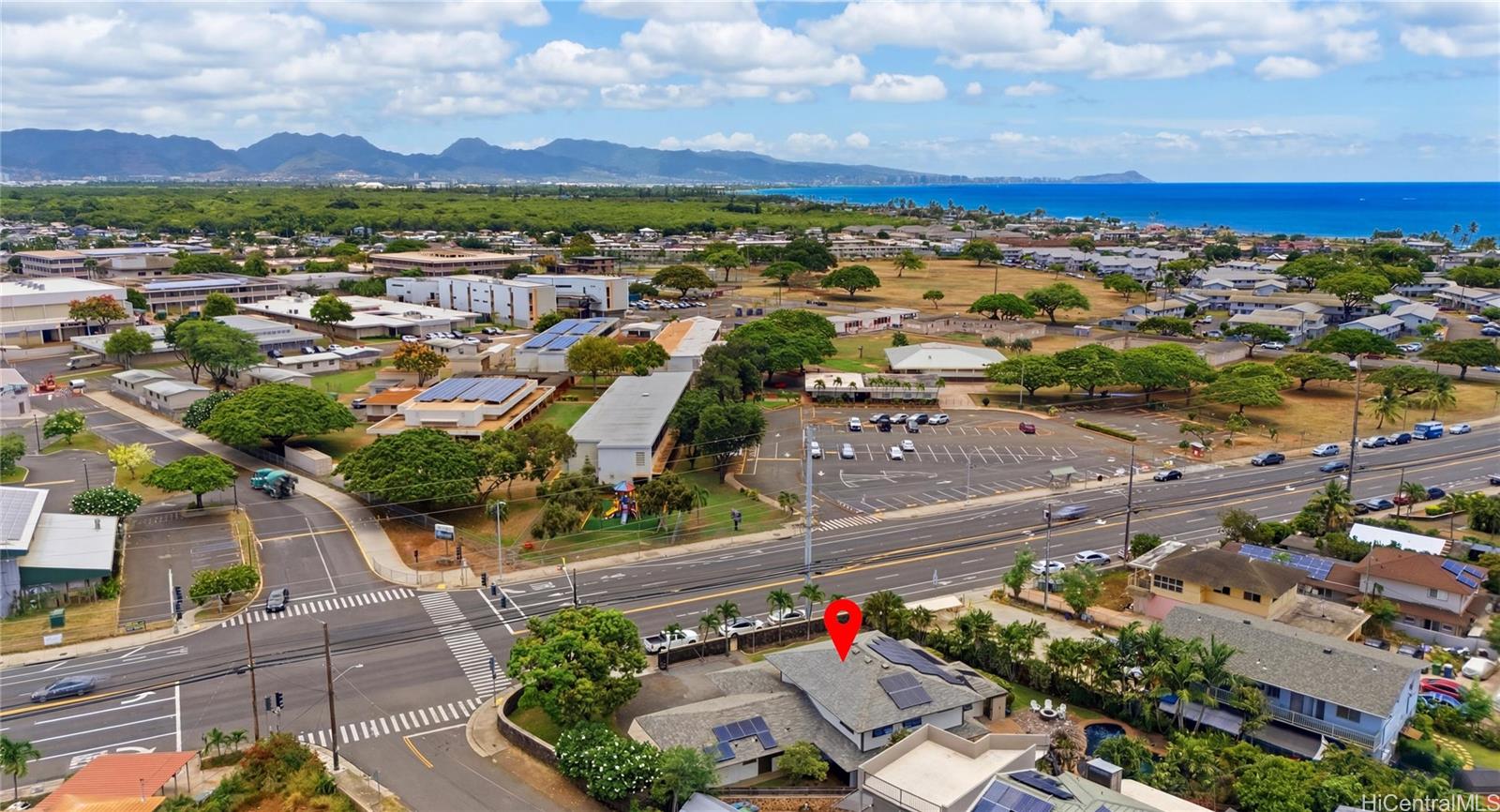 91-779 Fort Weaver Road Ewa Beach, HI 96706 - Photo 25 of 25 Spectacular aerial perspective highlighting the home's proximity to the beautiful Ewa Beach coastline