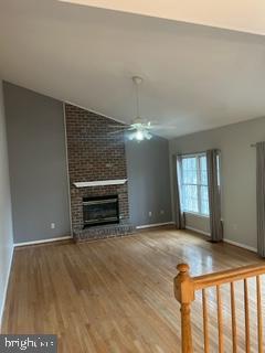 3530 Rippling Way Laurel, MD 20724 - Photo 25 of 59 Family room with cathedral ceiling & fireplace