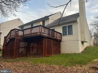 3530 Rippling Way Laurel, MD 20724 - Photo 31 of 59 Back of the house showing the huge deck