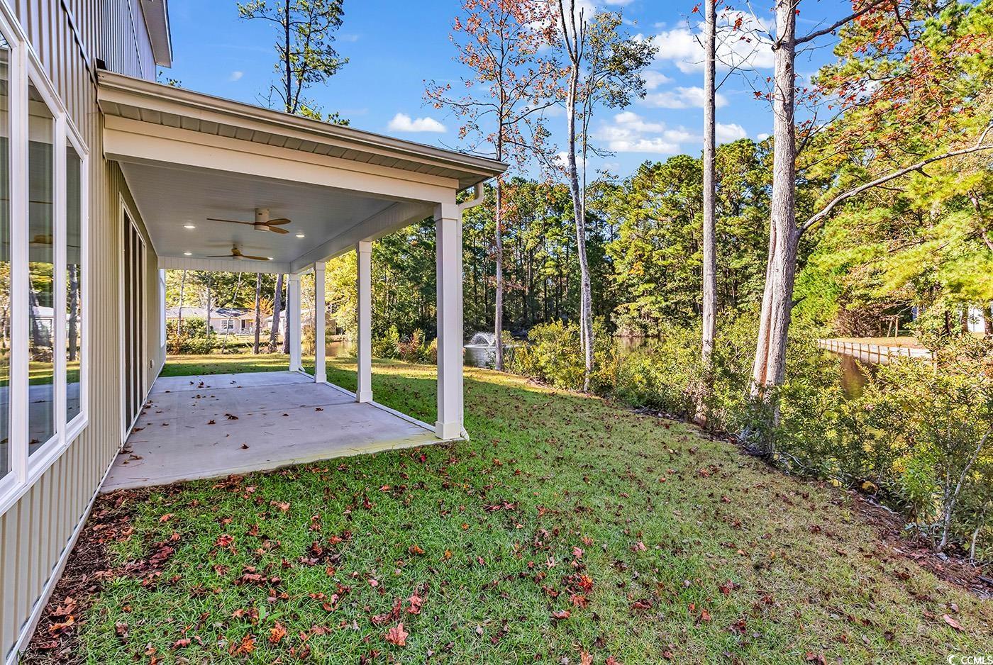 1028 Colette Court Conway, SC 29526 - Photo 33 of 39 View of grassy yard with a ceiling fan