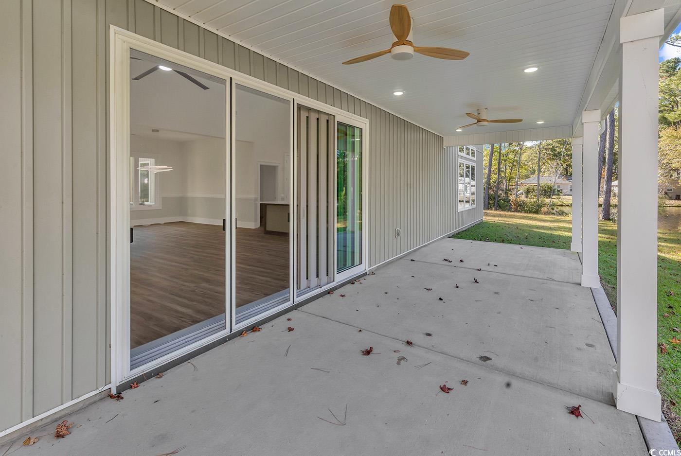 1028 Colette Court Conway, SC 29526 - Photo 35 of 39 View of patio with a ceiling fan