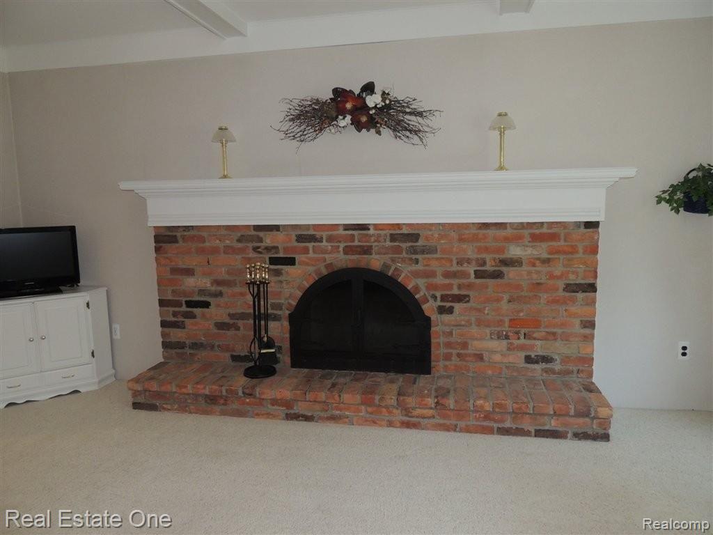 833 Hampton Circle Rochester, MI 48307 - Photo 8 of 20 Family Room Fireplace