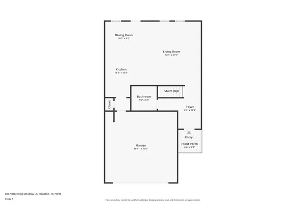 $2,249 | 8207 Blooming Meadow Lane, Houston, TX 77016