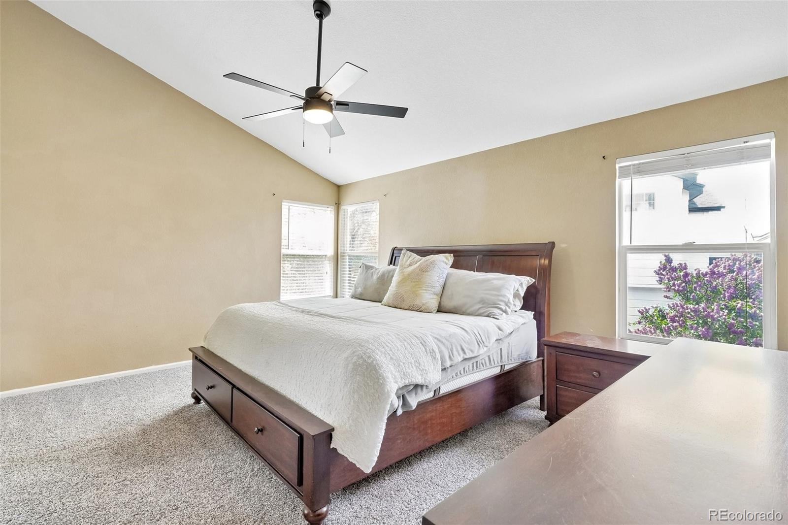 6642 Tiger Tooth Lone Tree, CO 80124 - Photo 25 of 44 a spacious bedroom with a bed and window