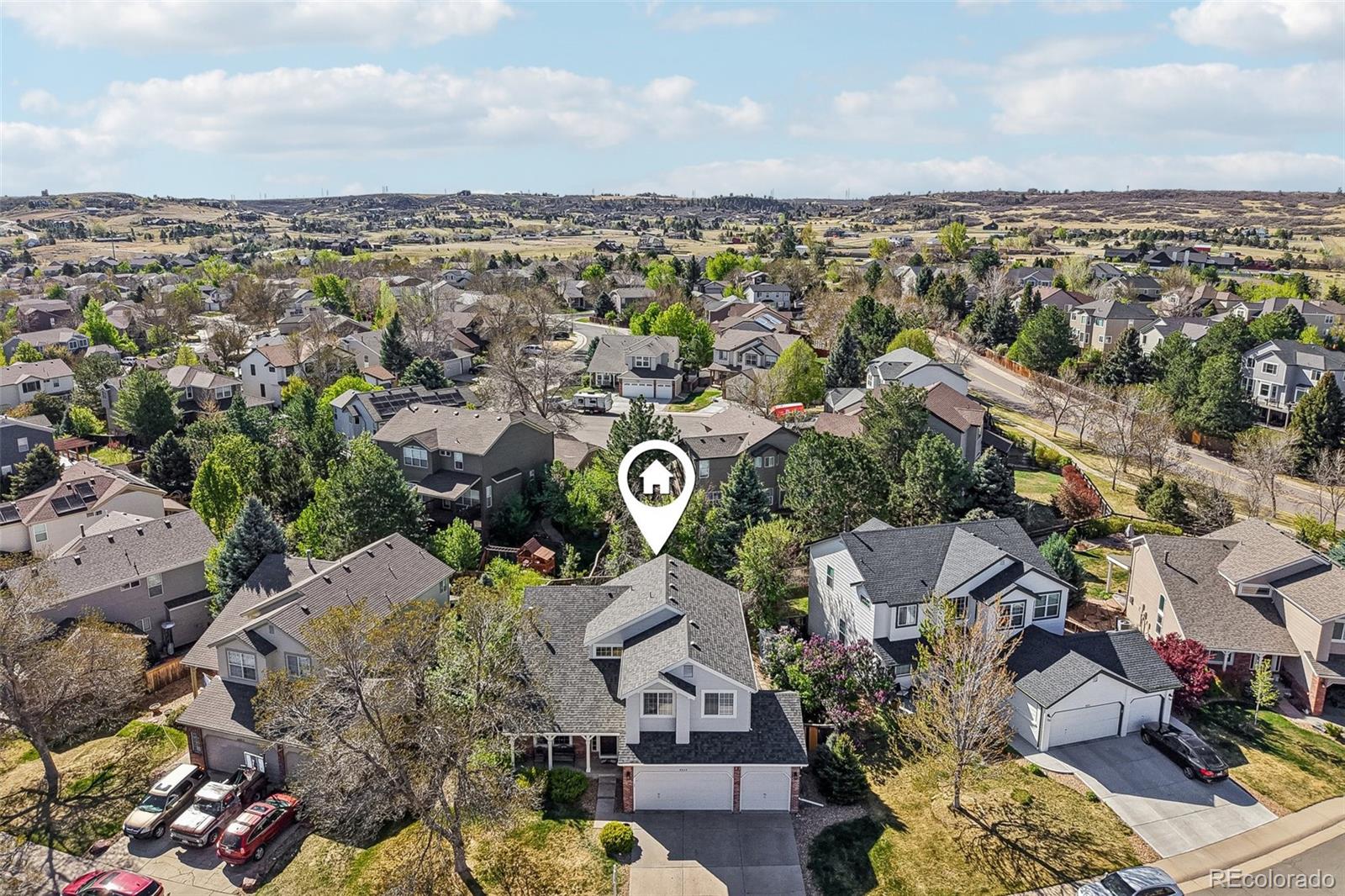 6642 Tiger Tooth Lone Tree, CO 80124 - Photo 42 of 44 an aerial view of multiple house