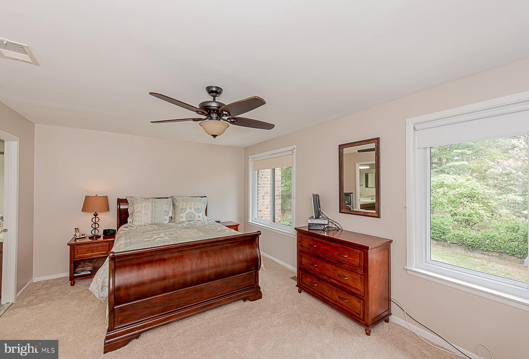 5388 Eliots Oak Road Columbia, MD 21044 - Photo 17 of 24 Newly Carpeted Master Bedroom