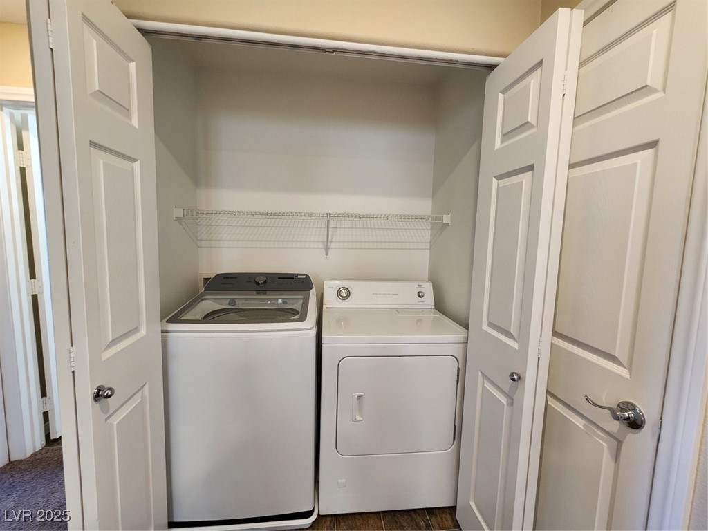 9409 Crimson Sky Street Las Vegas, NV 89178 - Photo 18 of 46 Washroom featuring washer and clothes dryer