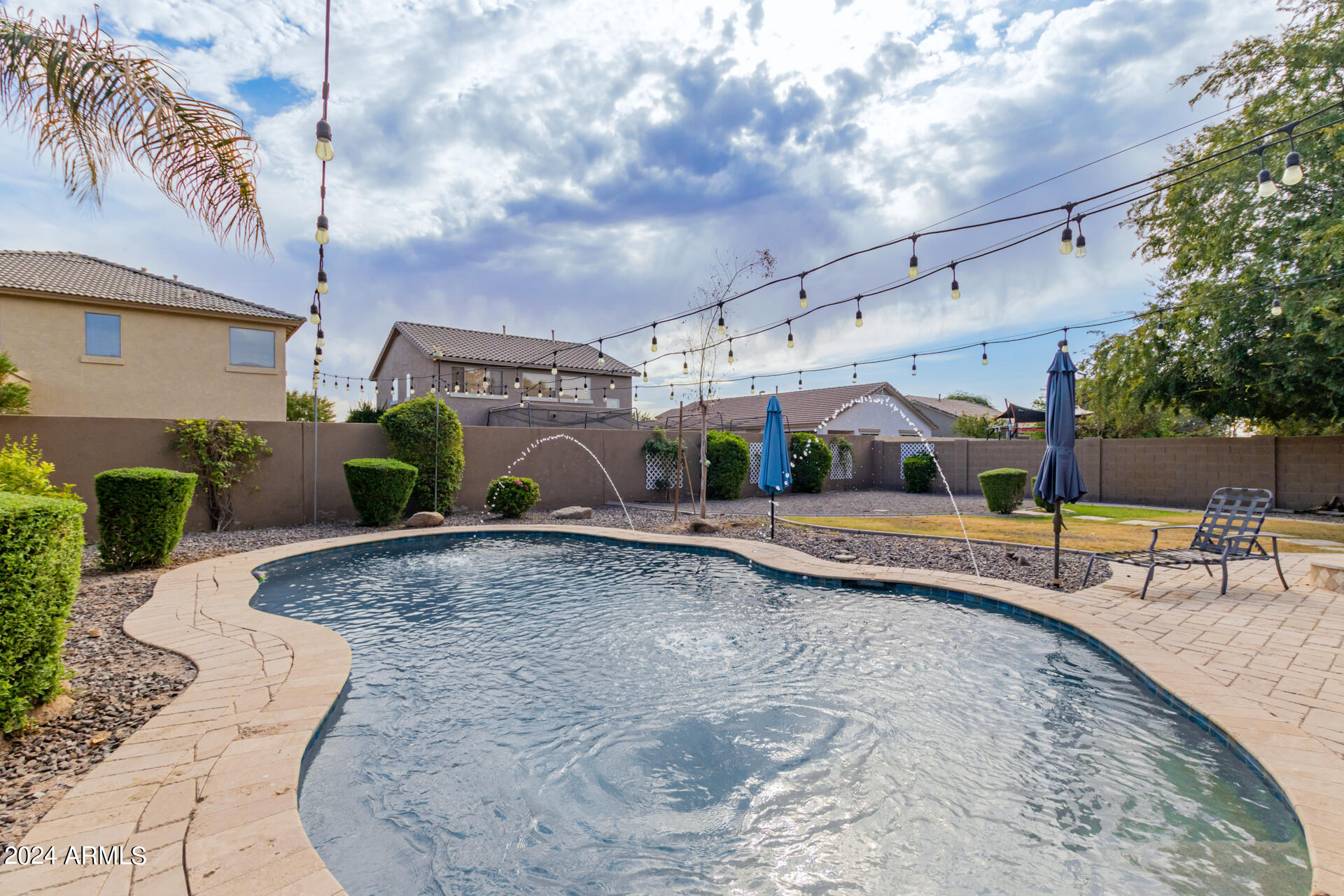 3353 East Blue Ridge Way Gilbert, AZ 85298 - Photo 35 of 50 a view of a backyard