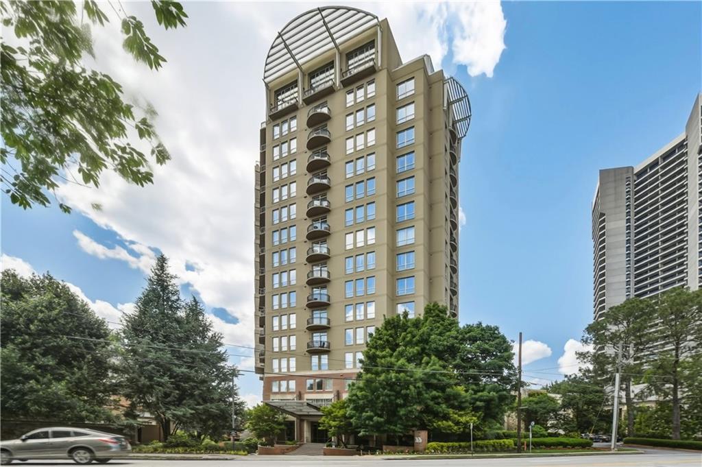 2626 Peachtree Road Northwest, Unit 606 Atlanta, GA 30305 - Photo 19 of 27 a front view of a building