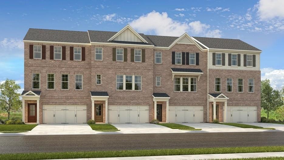 3669 Willingham Run Southwest Marietta, GA 30008 - Photo 1 of 1 a front view of residential houses with yard