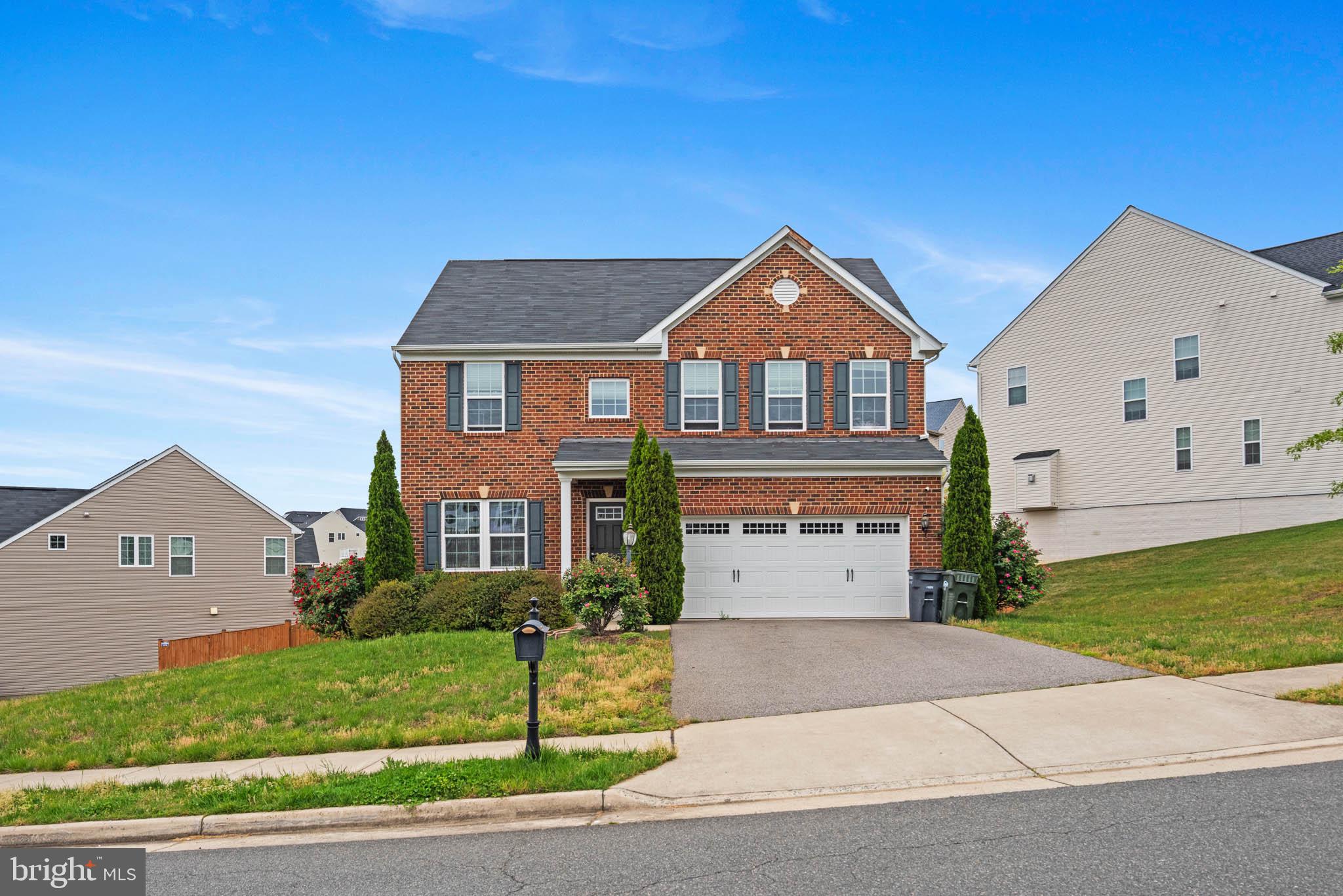 Charming brick home on a serene street.