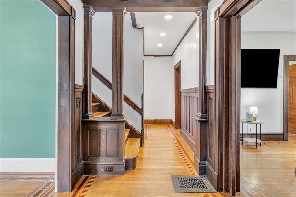 15 Mountainview Street Springfield, MA 01108 - Photo 4 of 30 a view of entryway and hall with wooden floor