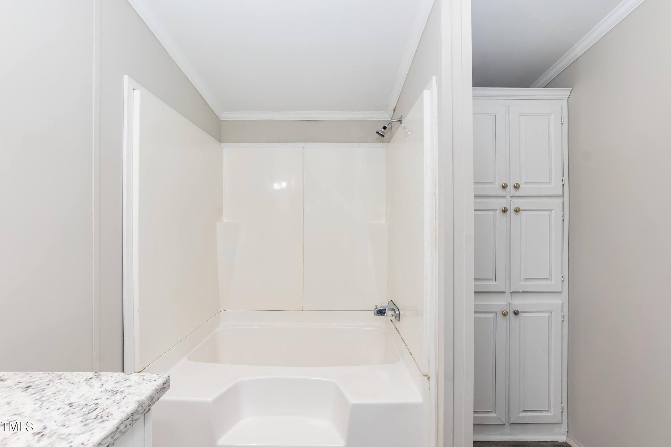 40 Beaver Run Road Spring Hope, NC 27882 - Photo 25 of 28 a bathroom with a bathtub and a shower
