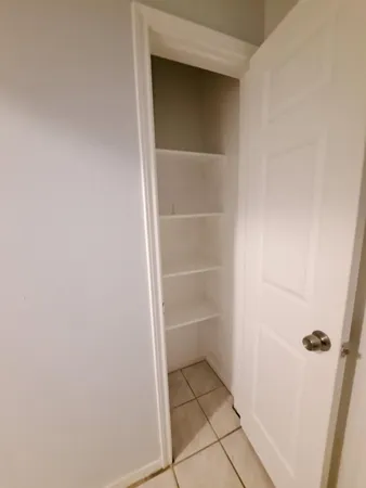 a view of a walk in closet