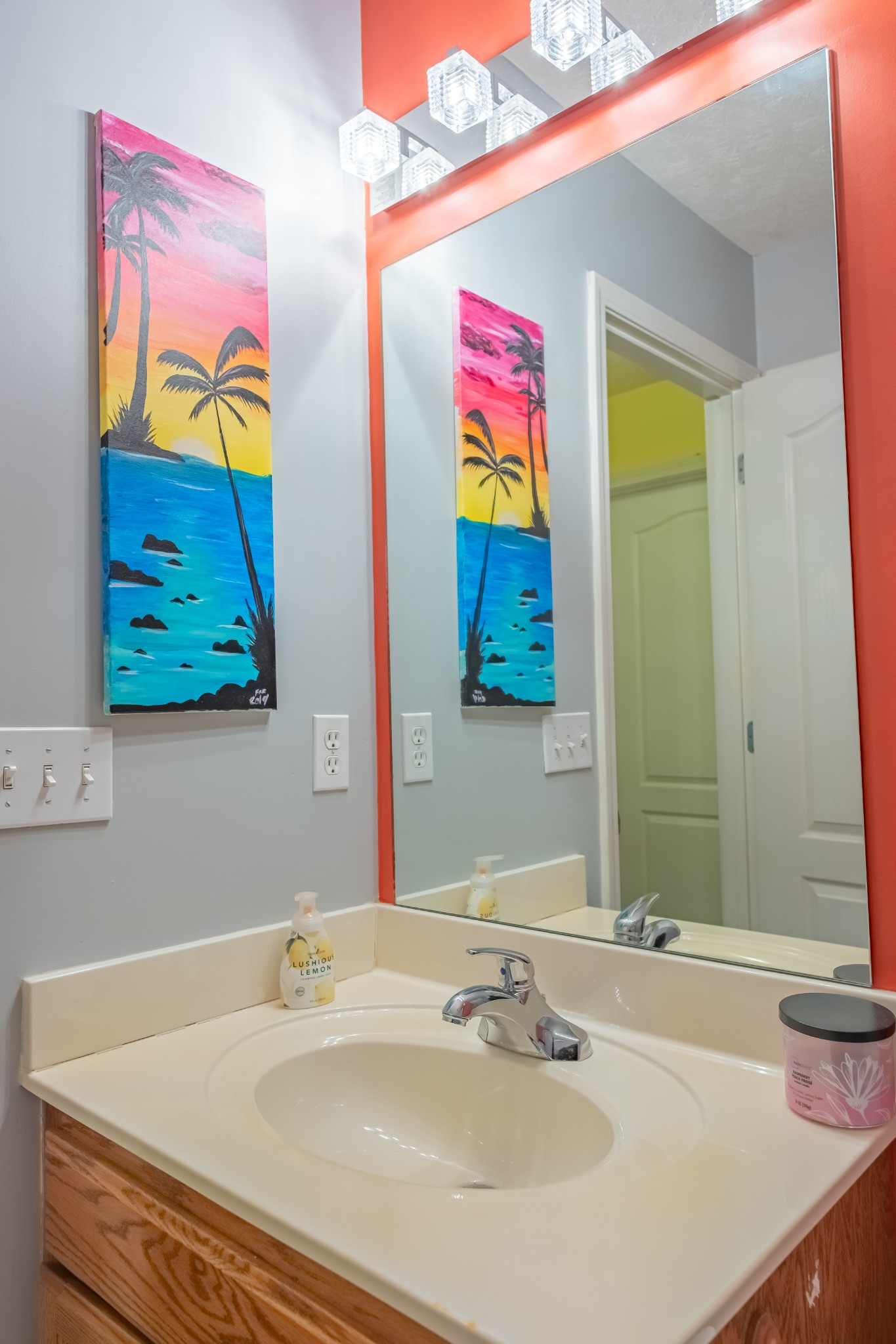 353 Oak Hollow Road Manchester, TN 37355 - Photo 31 of 32 a bathroom with a sink and a mirror