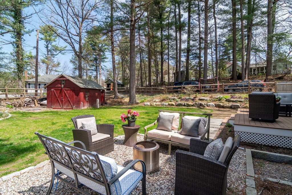 8 Meeting House Hill Road Dover, MA 02030 - Photo 19 of 22 a view of yard with patio