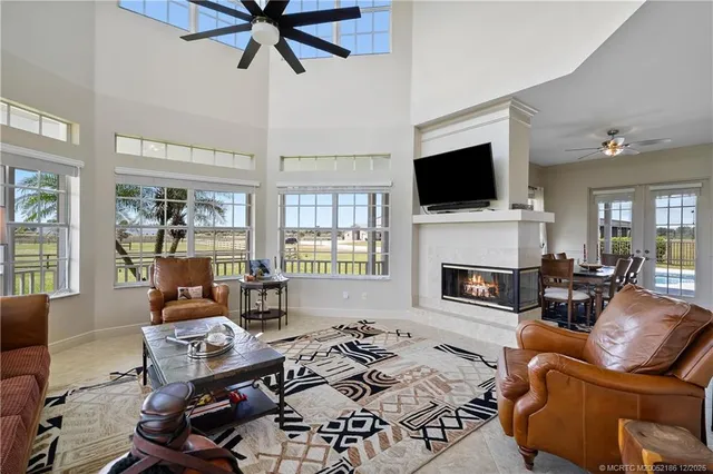 a view of swimming pool with a yard