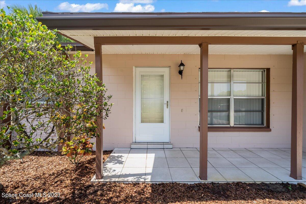 1040 Bernice Road Rockledge, FL 32955 - Photo 3 of 24 a view of entrance