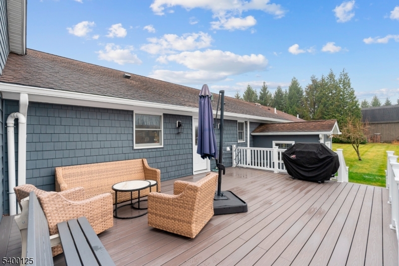 18 Old Wolfe Road Budd Lake, NJ 07828 - Photo 36 of 49 a view of a patio on the deck