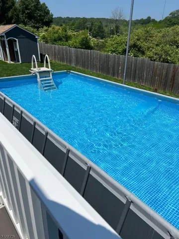 a view of sitting area in back yard