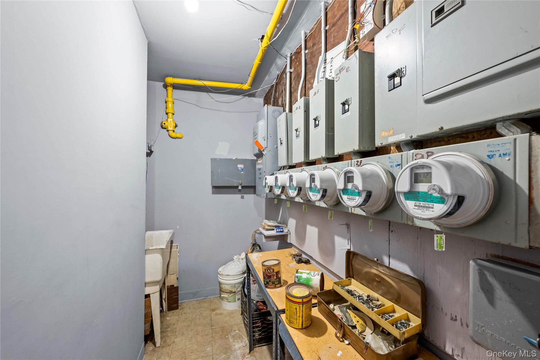 56-09 Van Cleef Street Queens, NY 11368 - Photo 12 of 14 a utility room with dryer and washer