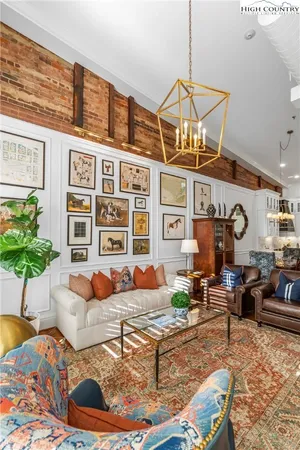 a living room filled with furniture