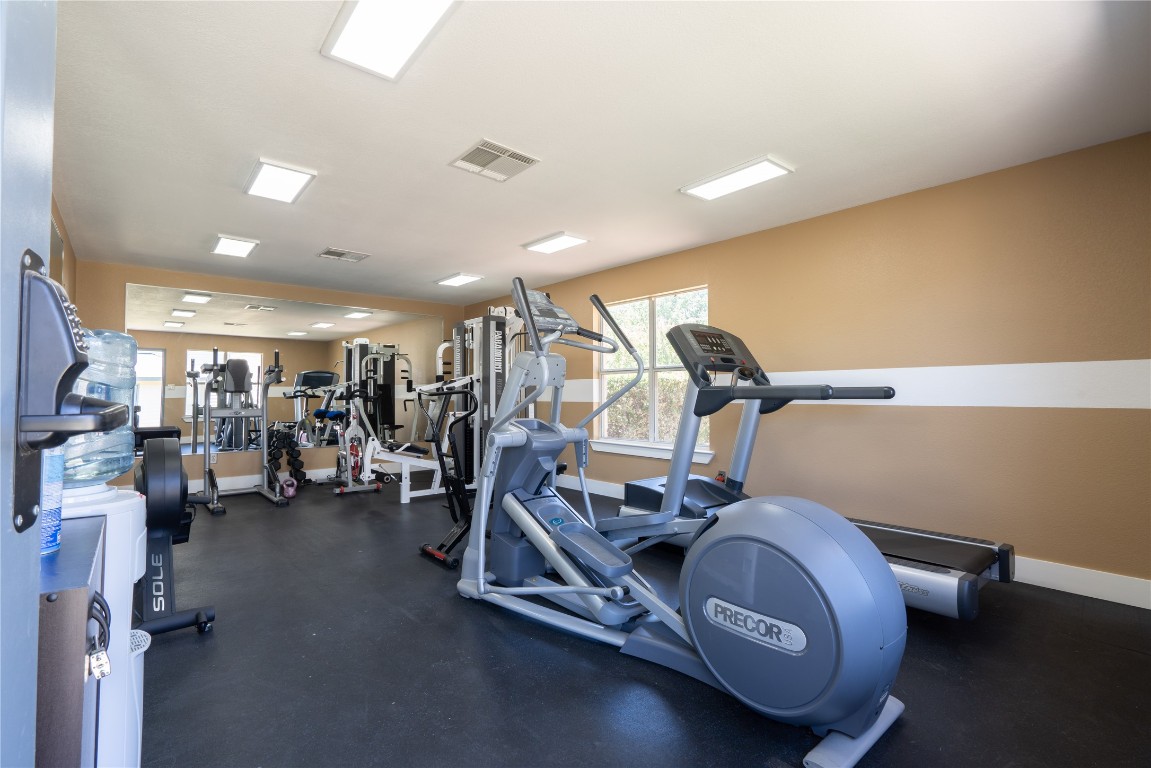 200 Riverbend Drive Georgetown, TX 78628 - Photo 14 of 17 a view of a room with gym equipment