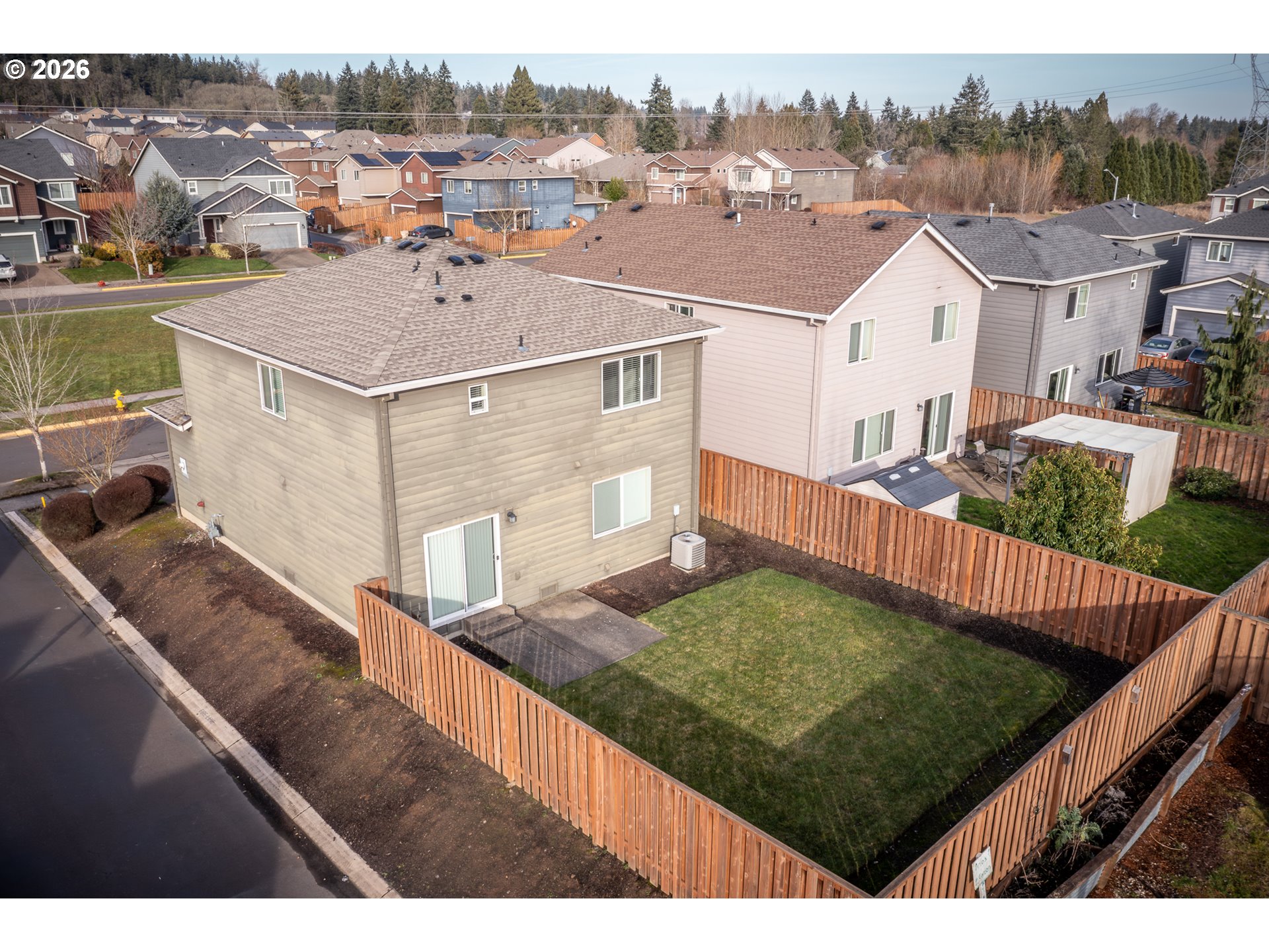 2976 Northwest Persimmon Way Albany, OR 97321 - Photo 26 of 29 an aerial view of a house