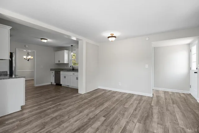 a view of an empty room