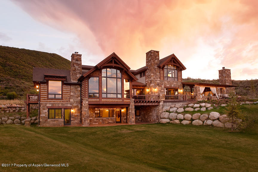2400 Lazy O Road Snowmass, CO 81654 - Photo 2 of 26 Exterior at Sunset
