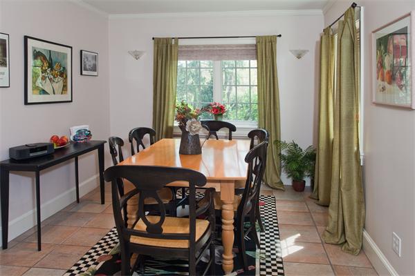 7 Radcliff Road Newton, MA 02468 - Photo 4 of 11 a view of a dining room with furniture window and outside view