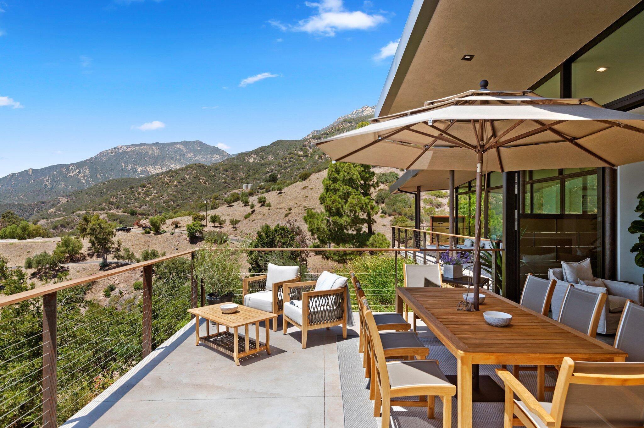 2805 Spyglass Ridge Road Santa Barbara, CA 93105 - Photo 33 of 67 a view of a patio with furniture