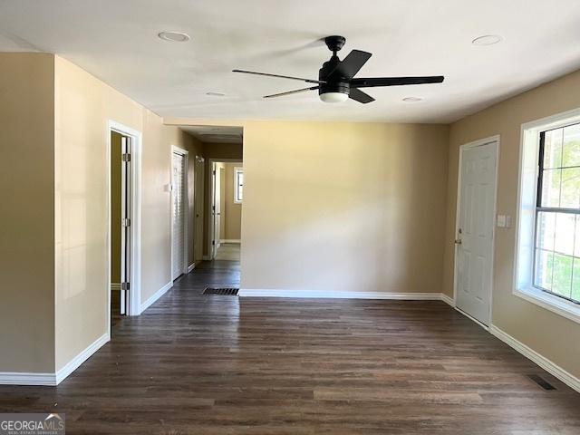 203 Vienna Circle Fort Valley, GA 31030 - Photo 12 of 22 a view of empty room with wooden floor and fan