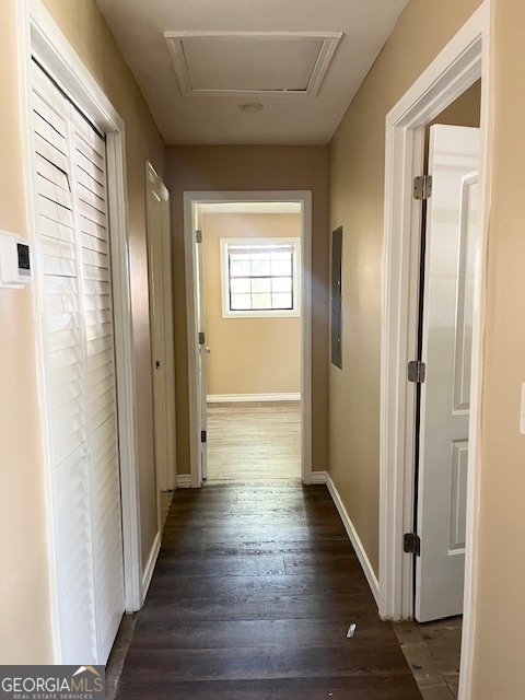 203 Vienna Circle Fort Valley, GA 31030 - Photo 21 of 22 a view of a hallway with wooden floor