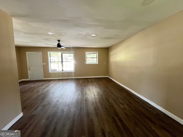 203 Vienna Circle Fort Valley, GA 31030 - Photo 9 of 22 wooden floor in an empty room with a window