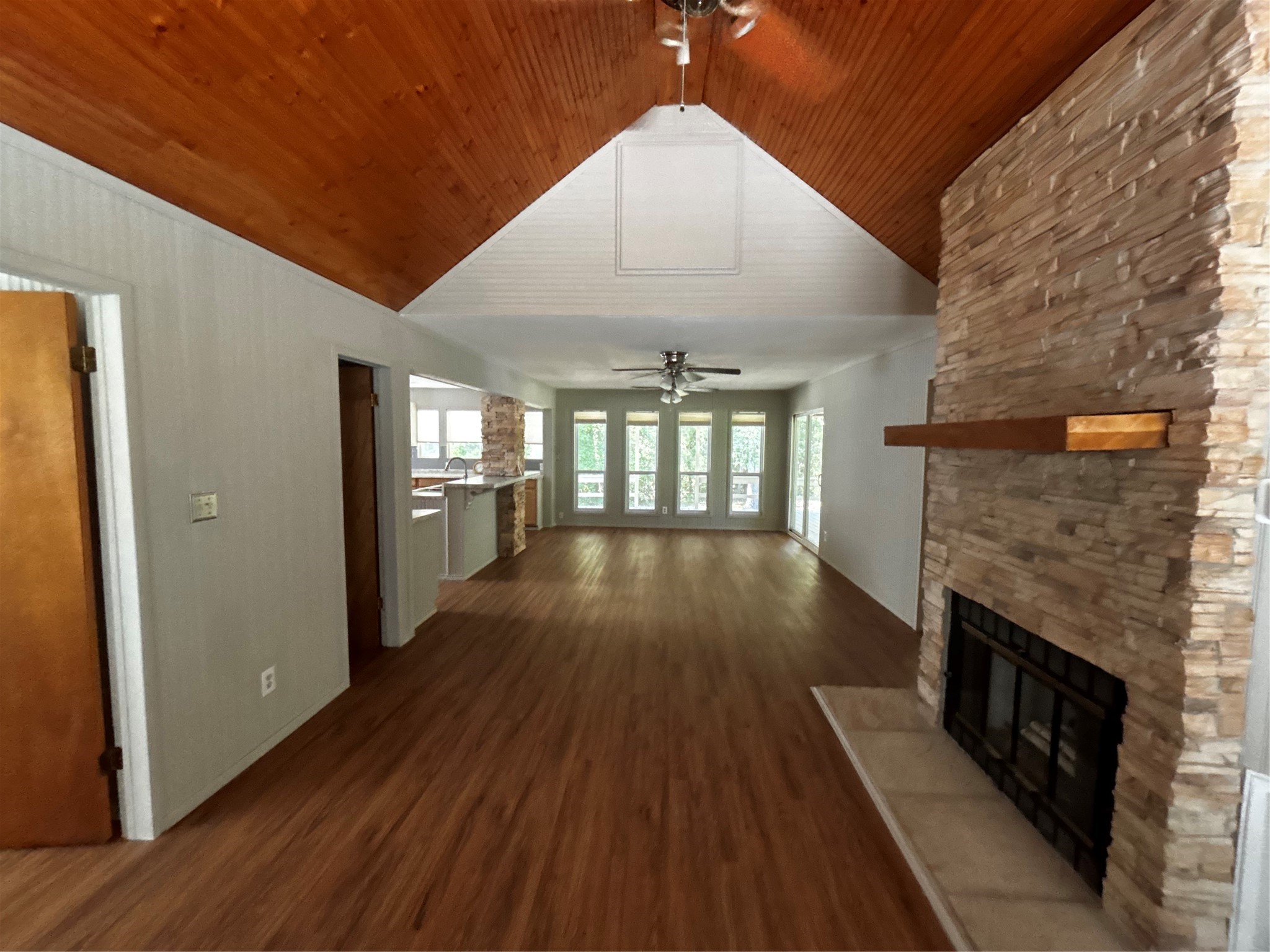 90 Cove Road Coldspring, TX 77331 - Photo 14 of 24 a view of gallery with wooden floor
