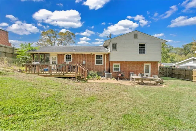 a view of a house with a patio