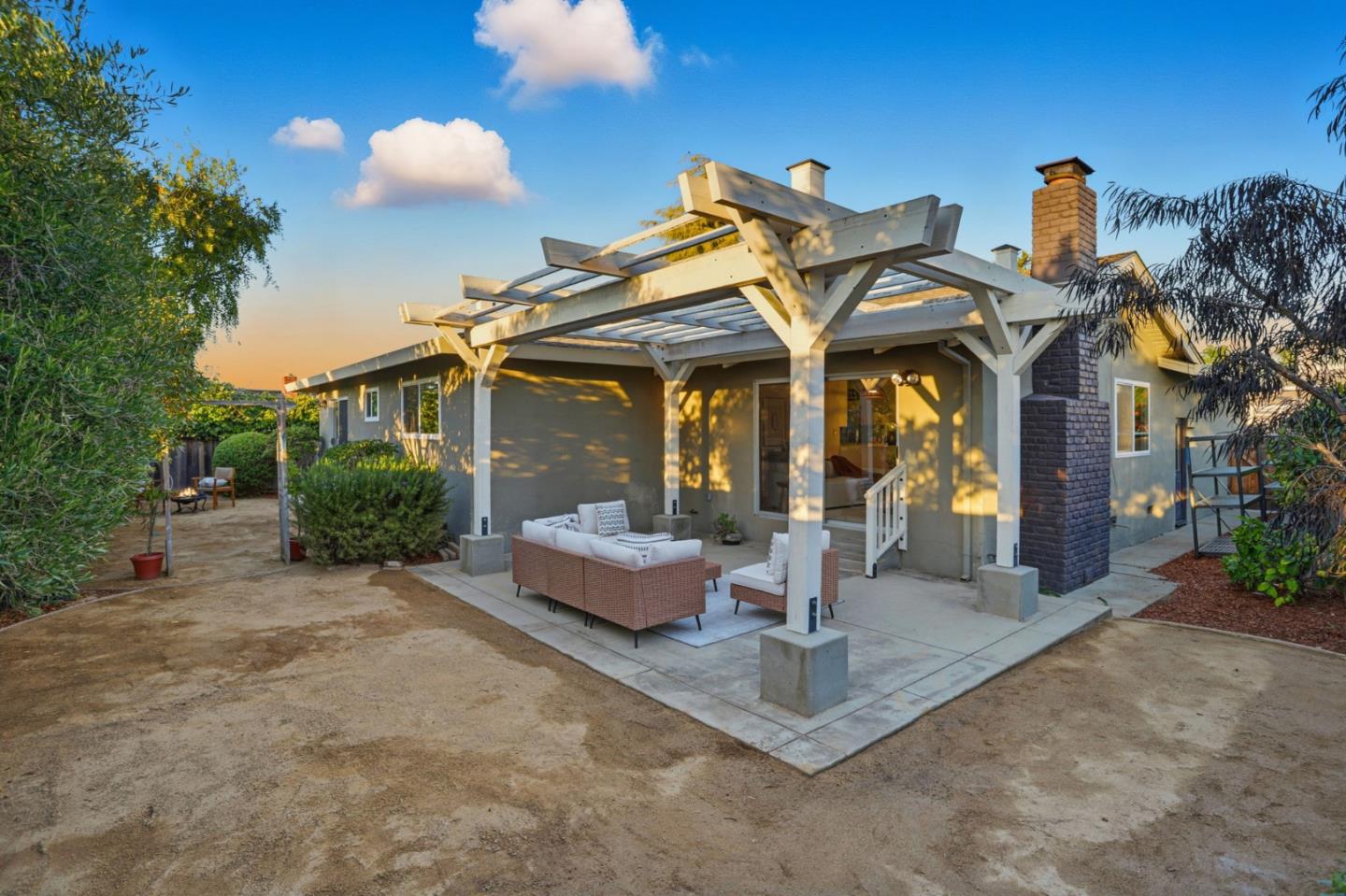 2119 Burr Court Santa Cruz, CA 95062 - Photo 33 of 38 a view of a house with patio and a garden