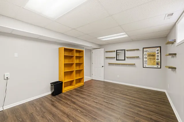 an aerial view of a city with lots of residential buildings