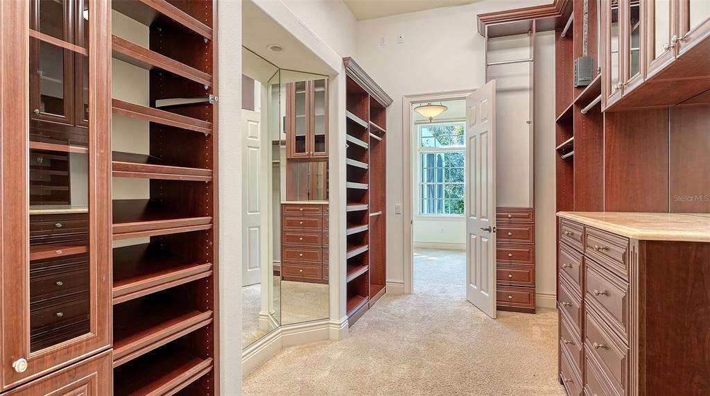 3218 Signet Court Sarasota, FL 34240 - Photo 38 of 82 a view of walk in closet with clothes and shoes