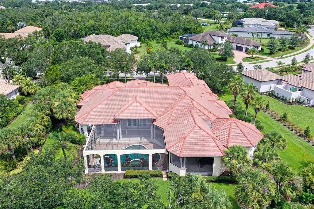 3218 Signet Court Sarasota, FL 34240 - Photo 60 of 82 an aerial view of a house with swimming pool outdoor seating and yard