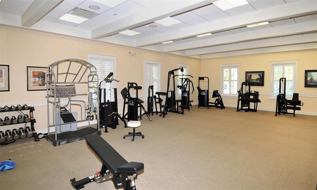 3218 Signet Court Sarasota, FL 34240 - Photo 74 of 82 a view of a room with gym equipment