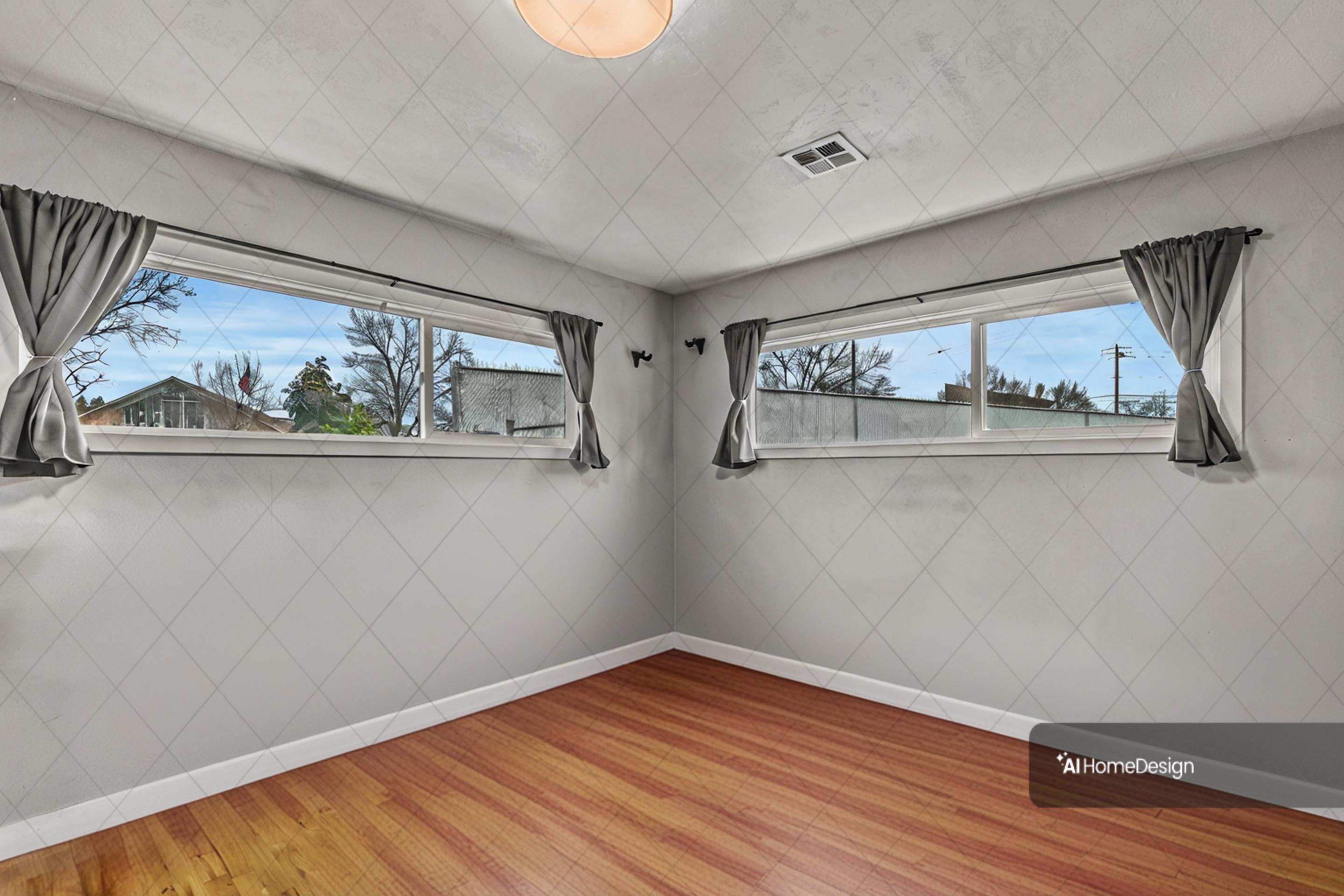 1956 Roberts Road Medford, OR 97504 - Photo 12 of 31 Bedroom 2 - AI edited to show empty room