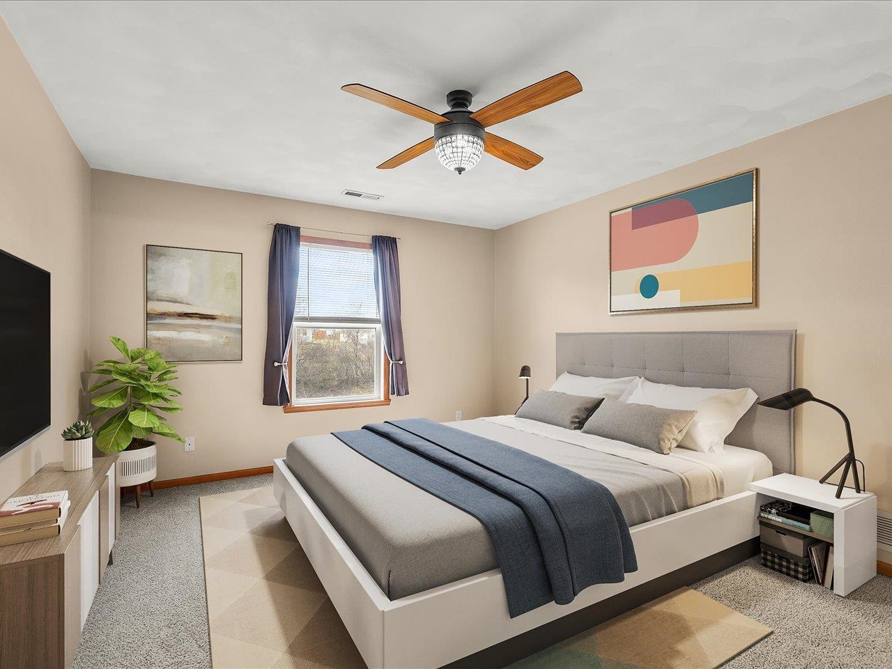 10184 Metalmark Lane Roscoe, IL 61073 - Photo 20 of 29 a bedroom with a large bed and a window