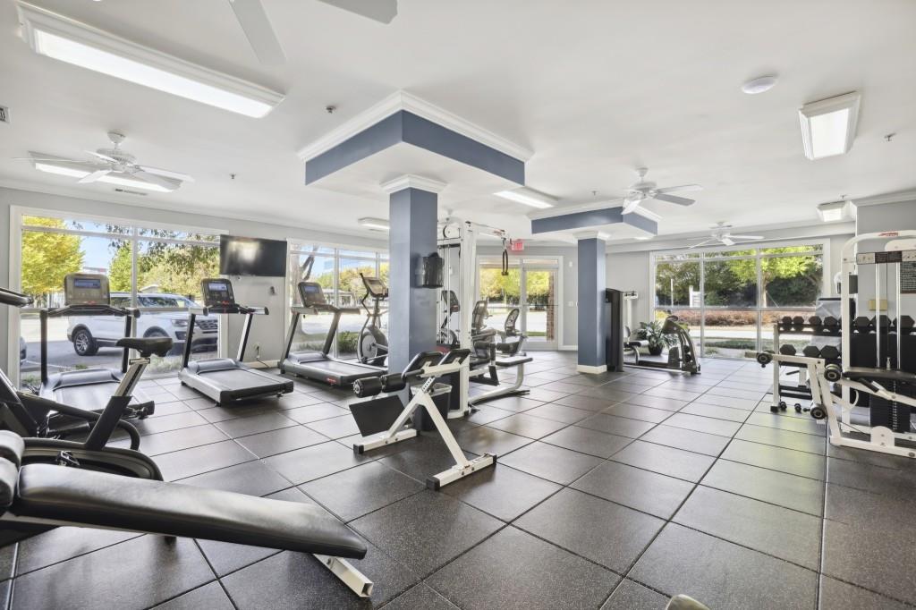 10 Perimeter Summit Boulevard, Unit 2112 Atlanta, GA 30319 - Photo 36 of 40 a view of a room with gym equipment