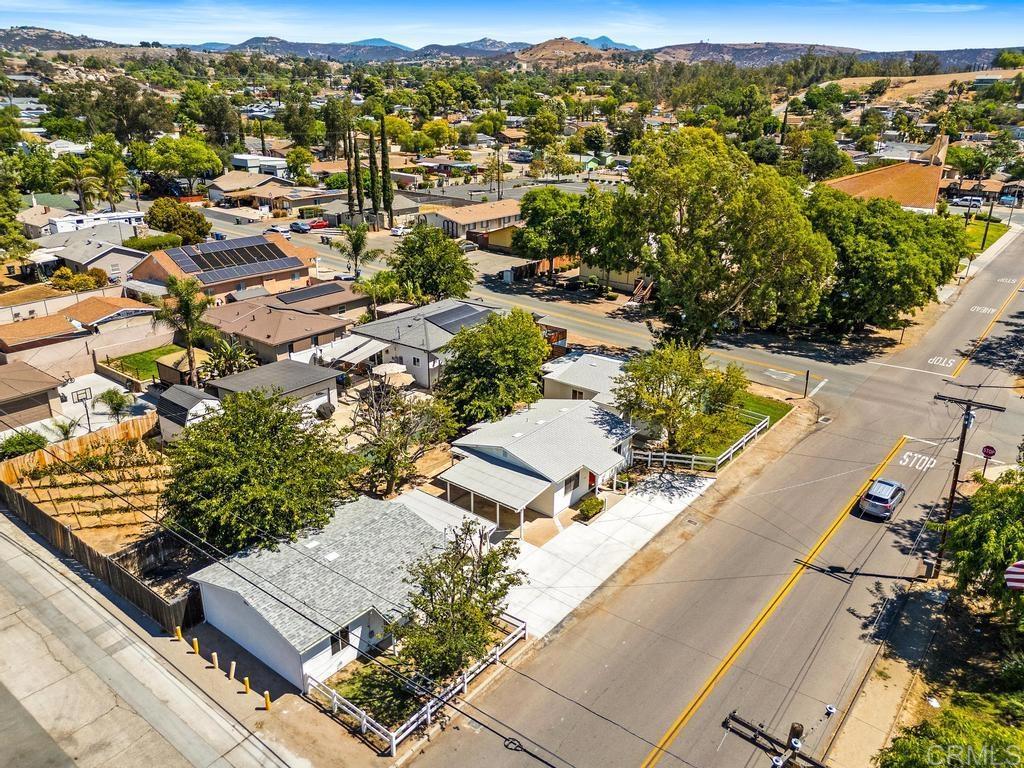 549 D Street Ramona, CA 92065 - Photo 28 of 44 an aerial view of residential houses with outdoor space