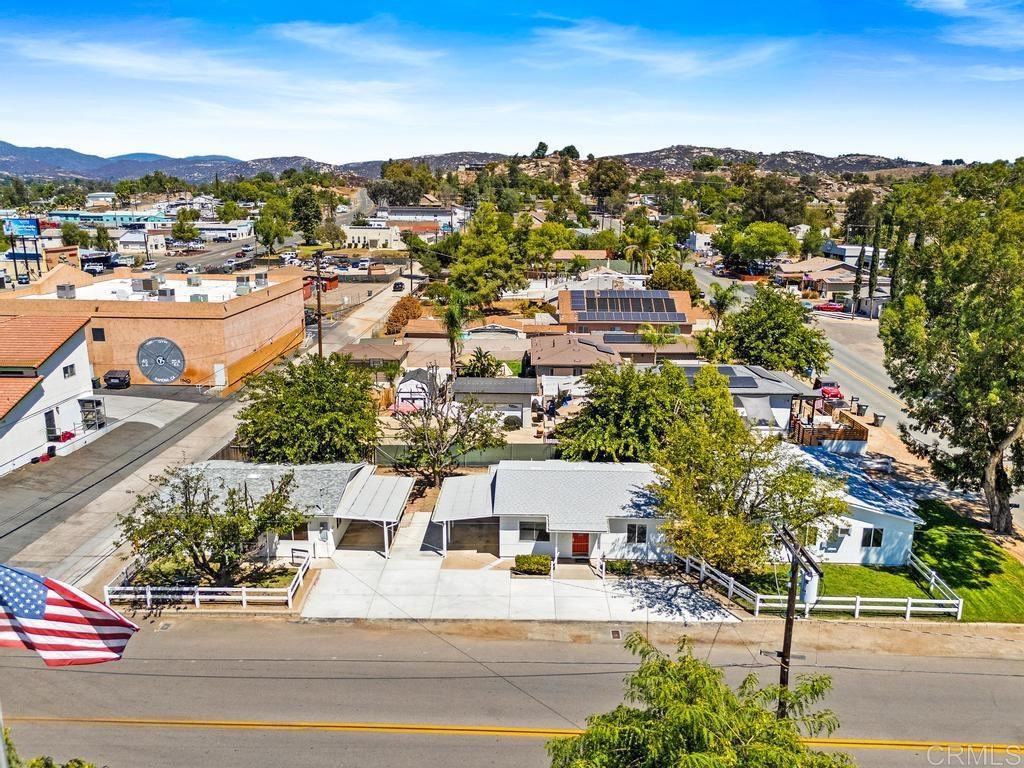 549 D Street Ramona, CA 92065 - Photo 40 of 44 an aerial view of residential houses with city view
