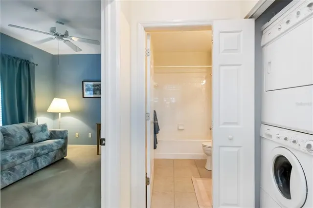 a view of livingroom with furniture and a chandelier