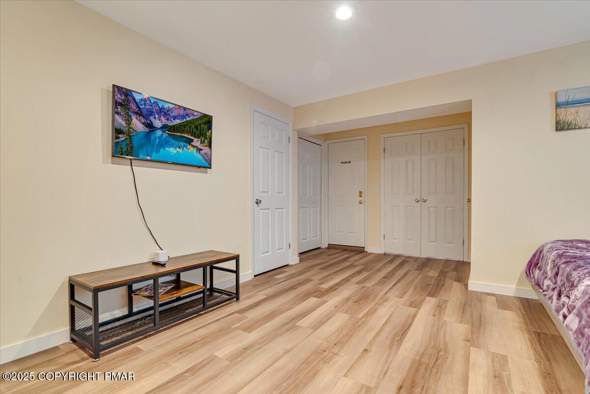 268 Big Pocono Pass Tannersville, PA 18372 - Photo 44 of 66 a view of a room with wooden floor and cabinet